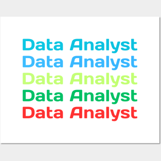 Data Analyst Posters and Art